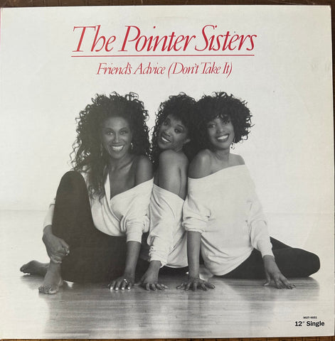 The Pointer Sisters friend's advice [don’t take it]  12" LP single vinyl 1990 - Used