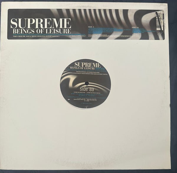 Supreme beings of leisure: Divine 12" single promo LP vinyl