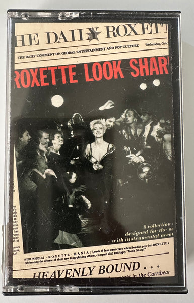 Roxette  - LOOK SHARP cassette tape - Used