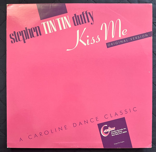 Stephen Tin Tin Duffy - kiss me  LP 12” VINYL single - used