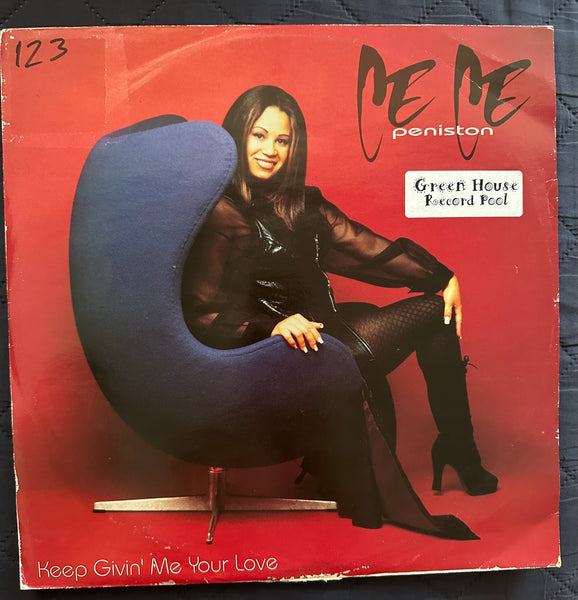 Cece Peniston - keep givin me your love - 12” single LP Vinyl used