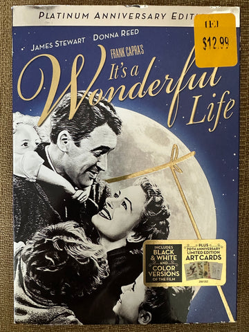 It’s a wonderful life, platinum anniversary edition to discs DVD new