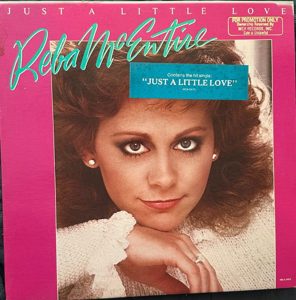 Reba McEntire - just a little love LP promo vinyl - used