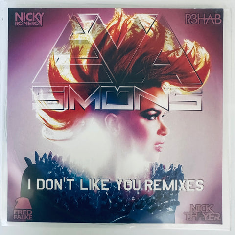 Eva Simons I don’t like you remixes promo CD single used