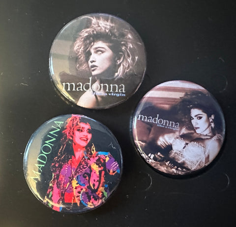 Madonna three pins- Like  A Virgin 1985 era