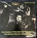 Don Henley 2 original 12” singles dirty laundry / all she wants to do is dance LP vinyl used