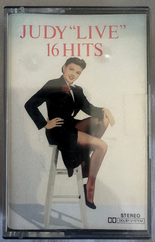 Judy Garland LIVE -- 16 hits cassette tape - Used