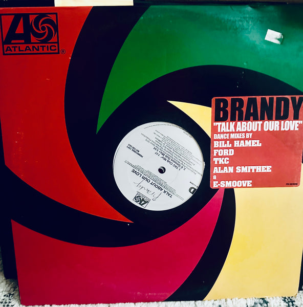 Brandy -  talk about our love (Promotional) 12" Single 2xLP vinyl - Used