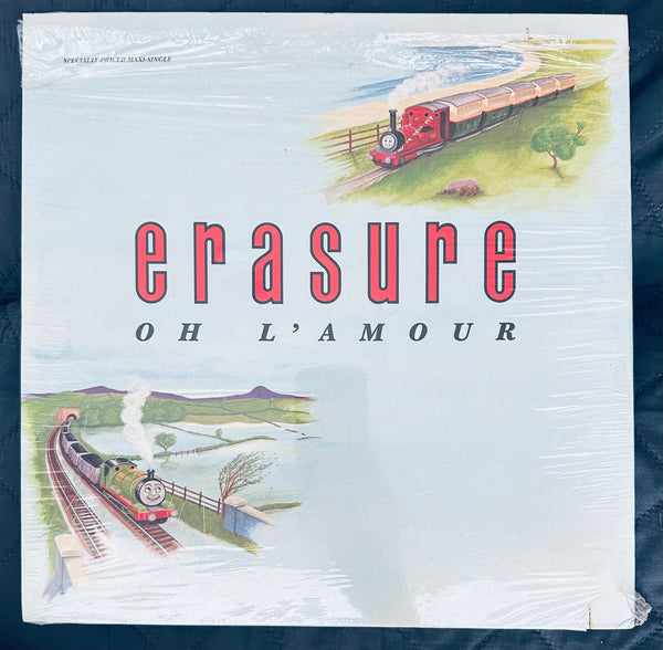 Erasure - Oh L'Amour 12" Single promo LP Vinyl - Used