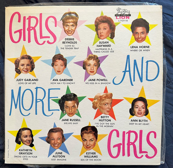 Girls and More Girls LP Vinyl (Various: Garland, Reynolds, Russell, Lena+) Used