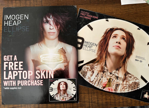 Imogen Heap - 2 Official Promotional items - counter display and sticker -