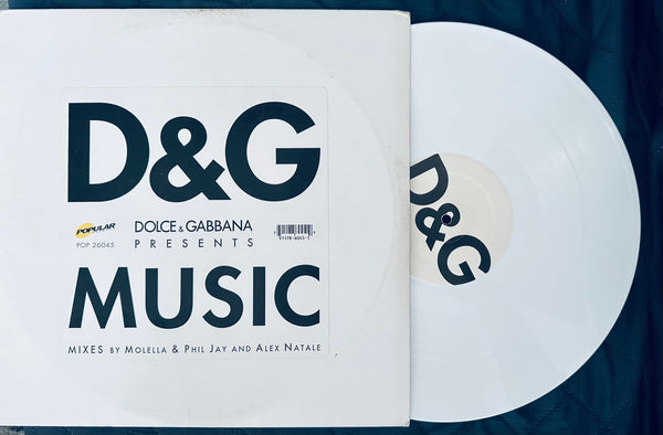 Dolce & Gabbana - D&G Music 12" White Vinyl LP single - Used