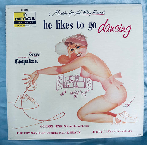 Music For The Boy Friend - He Like To Go Dancing '50s LP Vinyl - Used