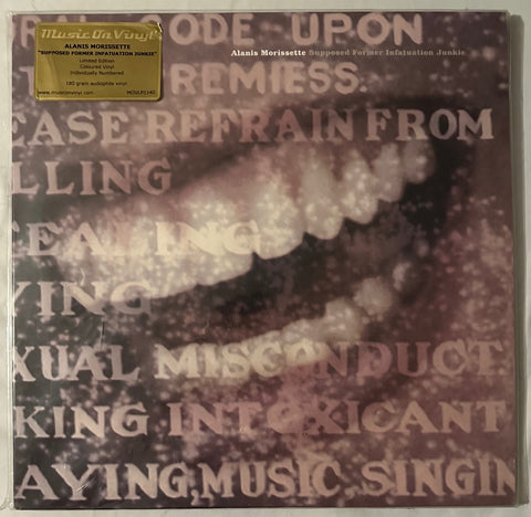 Alanis Morissette - SUPPOSED FORMER INFATUATION JUNKIE LP COLORED numbered #9 -  Vinyl (Import) New (US order ONLY)