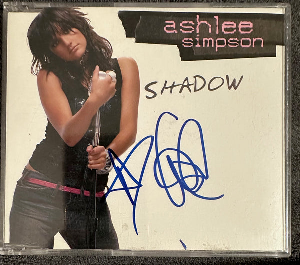 Ashlee Simpson - SHADOW CD single - Signed / Autographed! - Used