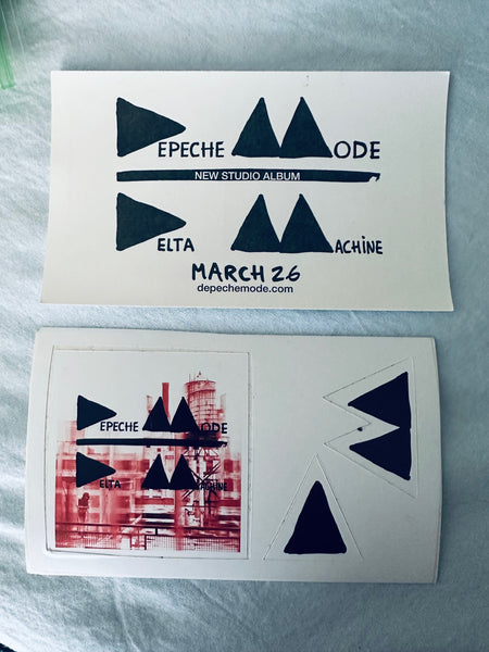 Depeche Mode - PROMOTIONAL Delta Machine Stickers (2)