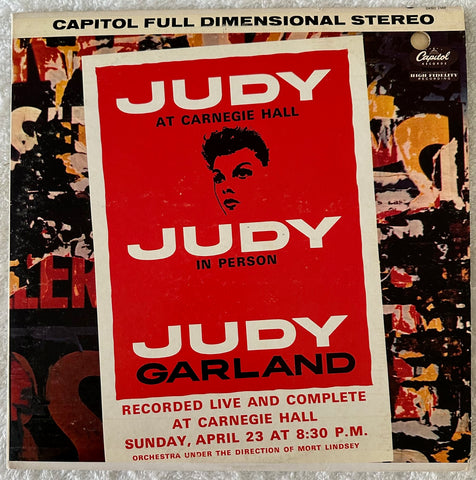 Judy Garland - JUDY At Carnegie Hall - 2XLP  VINYL  - Used