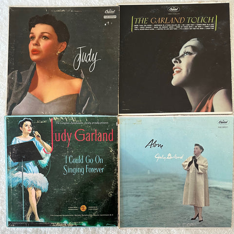 Judy Garland 4 original LP Vinyl  set #2 - Used