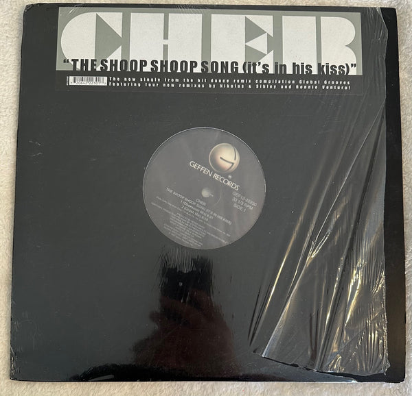 CHER - The Shoop Shoop Song (it's in his kiss) 1997 remIXeS 12" Single LP vinyl - Used