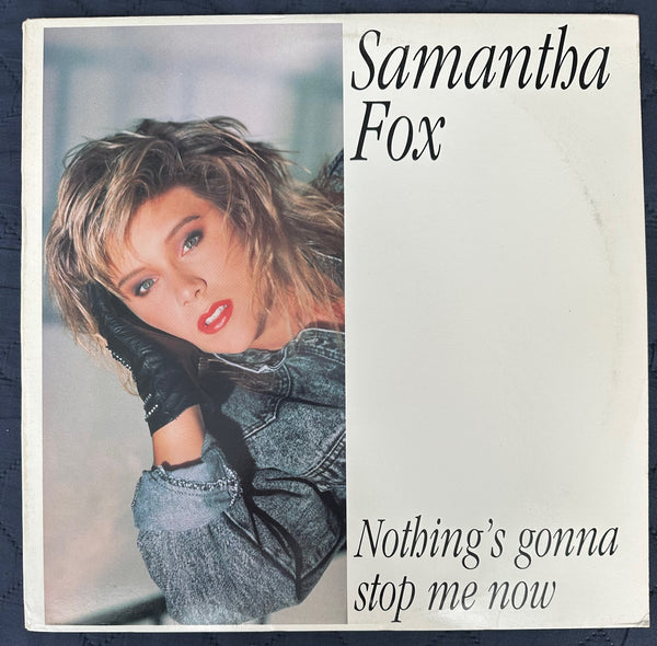 Samantha Fox - Nothing's Gonna Stop Me Now 12" Remix Single - LP Vinyl - Used