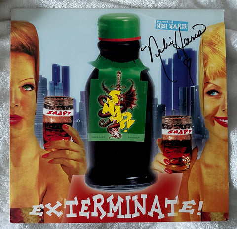 SNAP! featuring Niki Haris - Exterminate!  12" LP VINYL (Autographed!) - Used