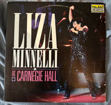 Liza Minnelli - LIVE At Carnegie Hall 2x LP Vinyl - Used