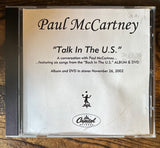 Paul McCartney - Talk in the U.S. (Promo CD sampler) Used