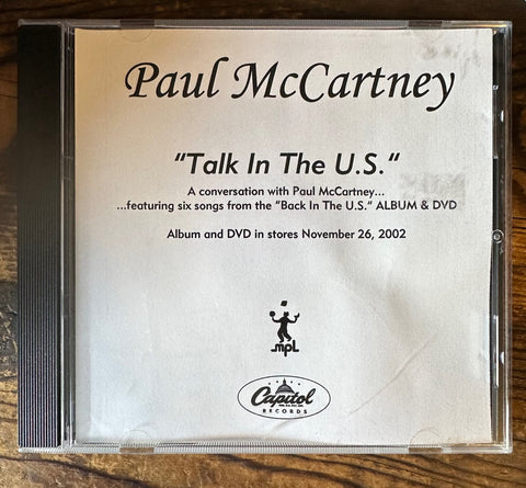 Paul McCartney - Talk in the U.S. (Promo CD sampler) Used