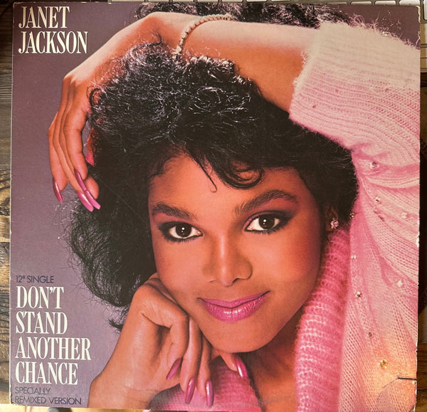 Janet Jackson - Don't Stand Another Chance 12" single LP Vinyl - Used