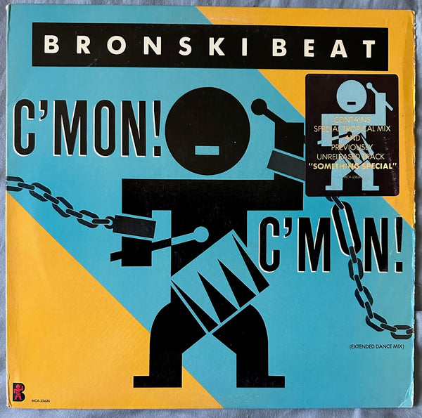 Bronski Beat - C'Mon! C'Mon!  12" Single LP Vinyl - Used