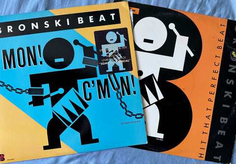 Bronski Beat - C'Mon! C'Mon!/ Hit That  Perfect Beat  - 2 / 12" Singles LP Vinyl - Used