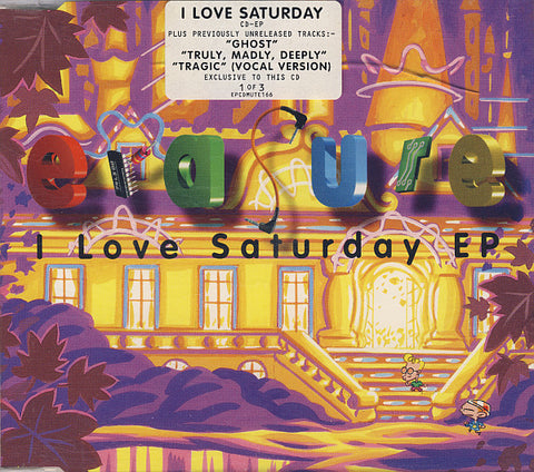 Erasure - I Love Saturday EP (Import CD single) Used