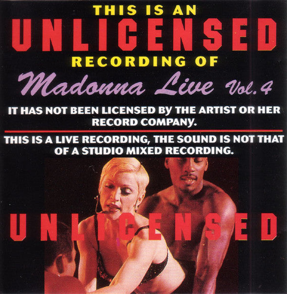 MADONNA LIVE (Highlights from Girlie Show Paris + bonus) vol. 4 (Import CD) Used
