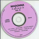 MADONNA LIVE (Highlights from Girlie Show Paris + bonus) vol. 4 (Import CD) Used