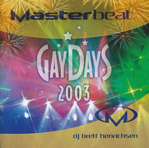 Masterbeat presents GAY DAYS 2003 (various) CD - Used