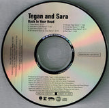 Tegan and Sara - Back In Your Head (PROMO Remix CD single) Used