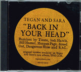 Tegan and Sara - Back In Your Head (PROMO Remix CD single) Used