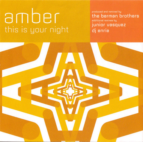 Amber -  This Is Your Night (US Maxi-CD single) Used