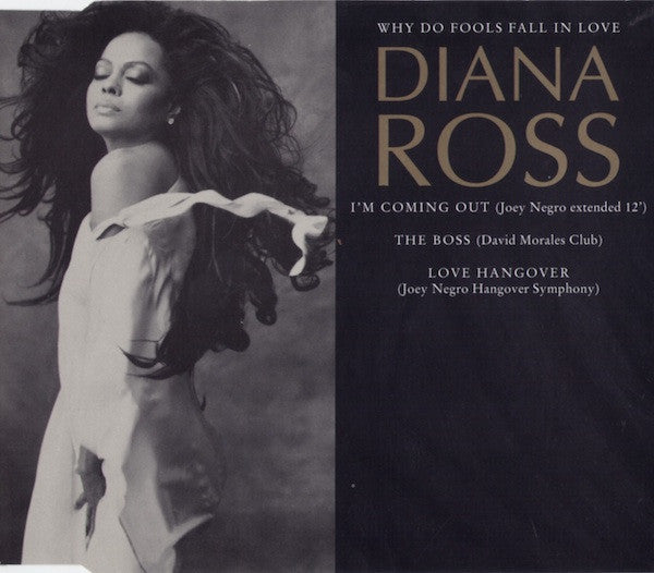 Diana Ross - Why Do Fools Fall In Love + 3 remix classics (Import CD) single - Used