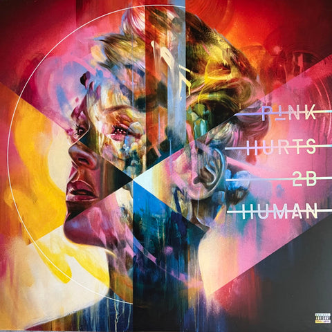 P!NK - Hurts 2B Human (Pink & Blue marbled colored 2xLP) Vinyl - New  (USA ORDERS ONLY)