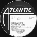 Duncan Sheik – Reasons For Living 12" Promotional remix LP vinyl - Used