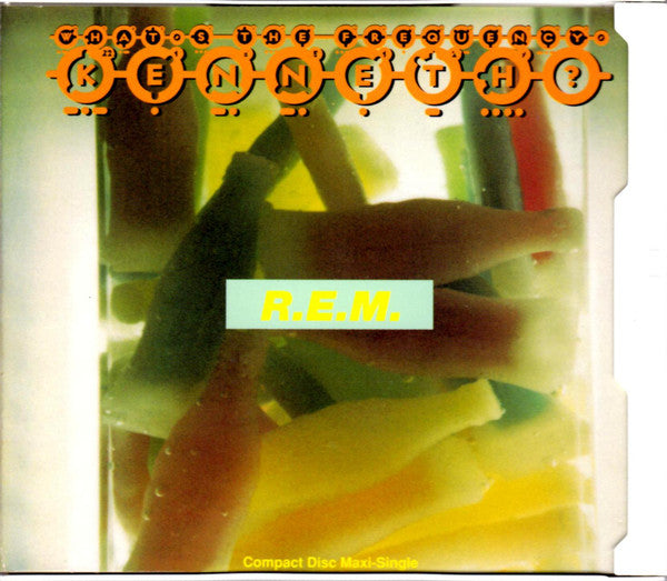 R.E.M.  What's the Frequency + 3 LIVE tracks CD single - Used