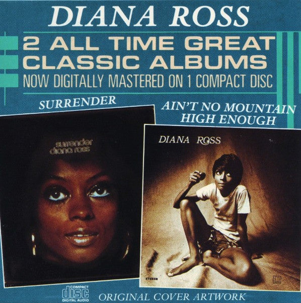 Diana Ross Surrender / Ain't No Mountain High Enough (2 for 1 CD) - Used