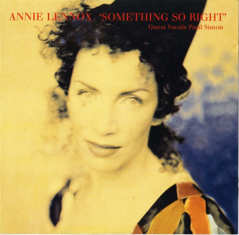 Annie Lennox -- Something So Right +3 LIVE CD single (UK) Used