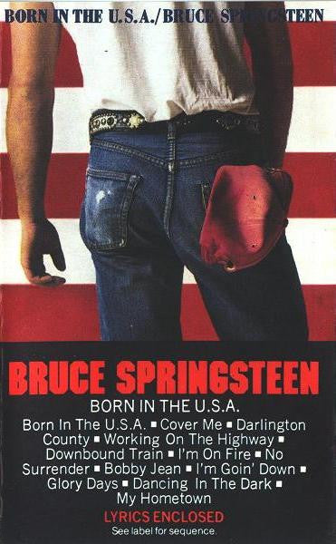 Bruce Springsteen - Born in the U.S.A. cassette tape - Used