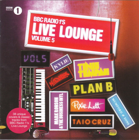 BBC Radio 1's LIVE LOUNGE volume 5 (Import 2CD) (Various: Kylie, Scissor Sisters, Robyn, Paloma, Mumford++) Used