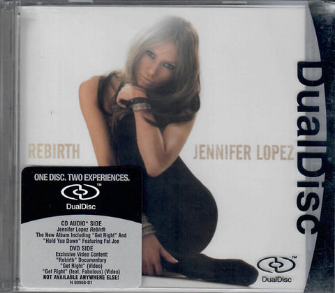 Jennifer Lopez - REBIRTH DualDisc CD/DVD - New