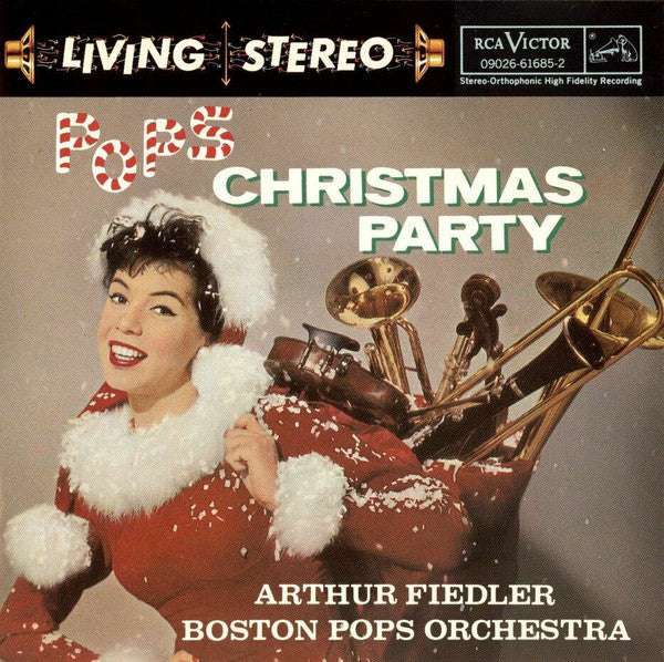 Arthur Fiedler Boston Pops Orchestra - Pops Christmas Party CD - Used