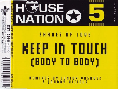 Shades Of Love – Keep In Touch (Body To Body) Import CD single - Used