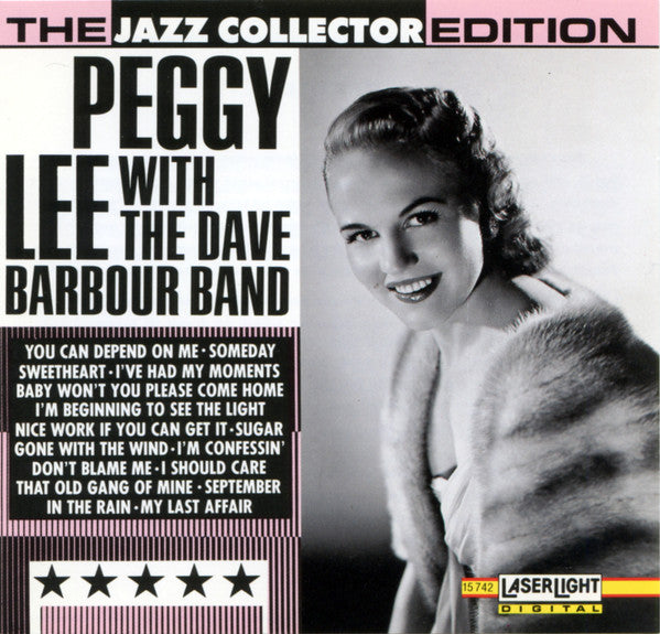 Peggy Lee With The Dave Barbour Band CD - used